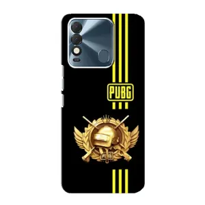 Чехол (TPU) с картинкой "Лого Пабг" на Техно Спарк 8 (Лого PUPG)