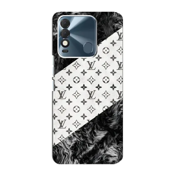 Чехол с рисунком «LV на белом» для TECNO Spark 8 Чехол с рисунком «LV на белом» для TECNO Spark 8