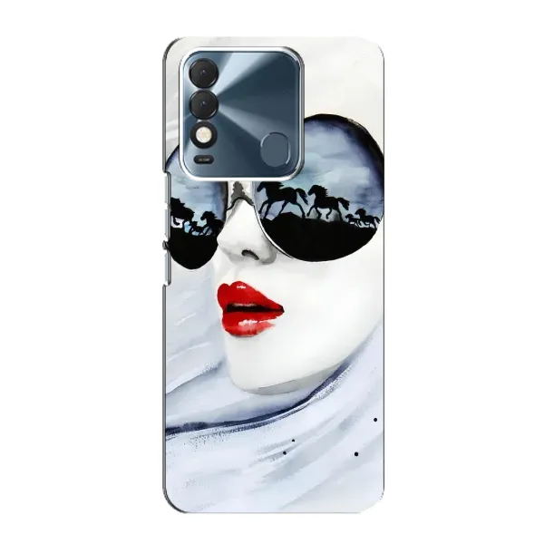 Чехол с рисунком «Любительница коней» для TECNO Spark 8 Чехол с рисунком «Любительница коней» для TECNO Spark 8