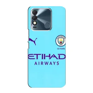 Силиконовые Чехлы принт Футбол на TECNO Spark 8 (Man City)