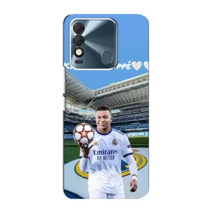 Чехол (TPU) с Футболистом на TECNO Spark 8 (Mbappe Real)