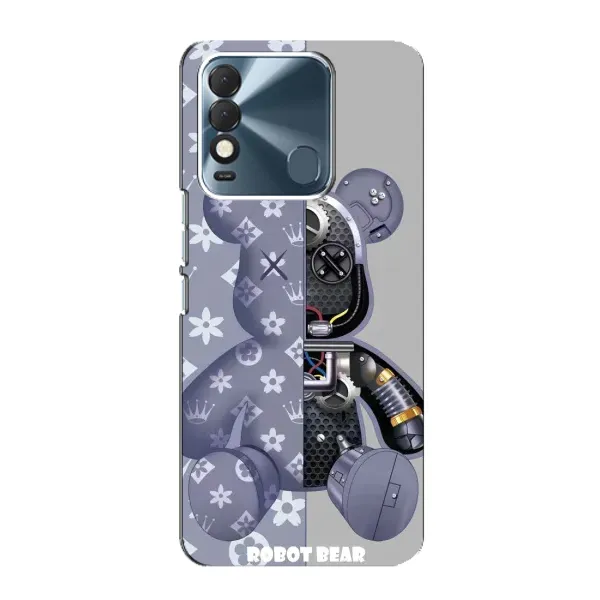 Чехол с рисунком «Медведь Louis Vuitton» для TECNO Spark 8