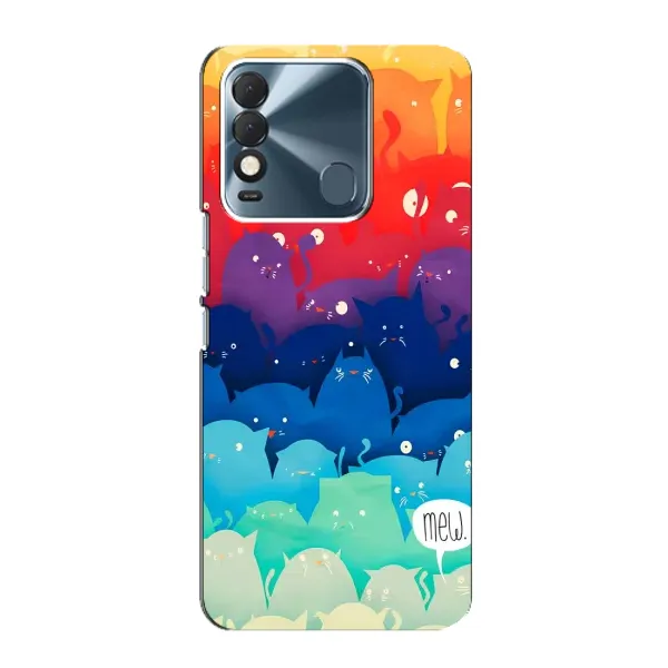 Чехол с рисунком «Mew» для TECNO Spark 8