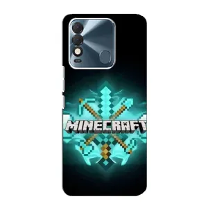 Чехол майнкрафт для TECNO Spark 8 (MineCraft 2)