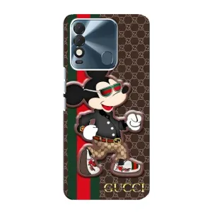 Чехлы Бренд GUCCI для TECNO Spark 8 (Маус Гуччи)