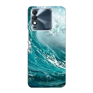 Летний Чехол на TECNO Spark 8 (Морская волна)