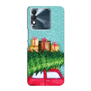 Чохол новорічна ялинка на TECNO Spark 8 (Новорічний настрій)