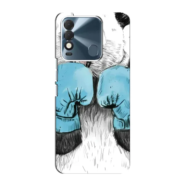 Чехол с рисунком «Панда боксер» для TECNO Spark 8 Чехол с рисунком «Панда боксер» для TECNO Spark 8