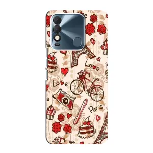Чехол с Эйфелевой башней на TECNO Spark 8 (Париж мечта)