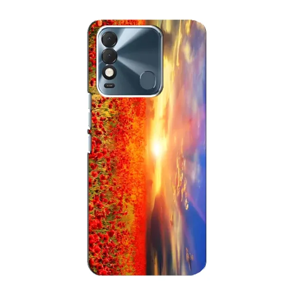 Чехол с рисунком «Поле тюльпанов» для TECNO Spark 8 Чехол с рисунком «Поле тюльпанов» для TECNO Spark 8