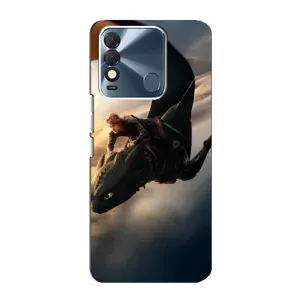 Чехол дракон Беззубик для TECNO Spark 8 (Полет Беззубика)