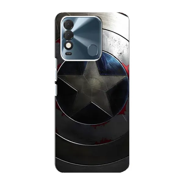 Чехол с рисунком «Ретро Щит Капитана» для TECNO Spark 8 Чехол с рисунком «Ретро Щит Капитана» для TECNO Spark 8