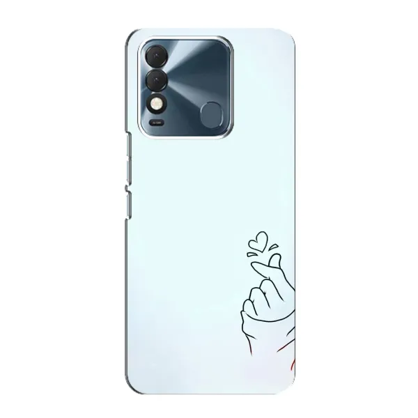 Чехол с рисунком «Сердце на голубом» для TECNO Spark 8 Чехол с рисунком «Сердце на голубом» для TECNO Spark 8