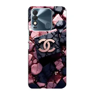 Чохол (Dior, Prada, YSL, Chanel) для TECNO Spark 8 (Шанель)