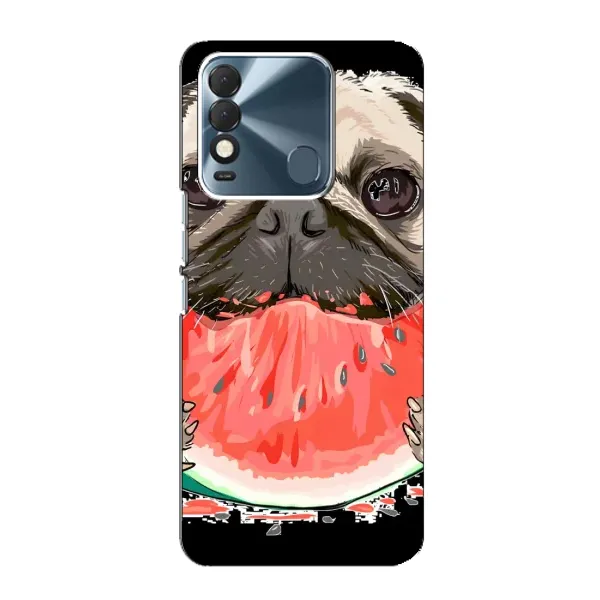 Чехол с рисунком «Смешной Мопс» для TECNO Spark 8 Чехол с рисунком «Смешной Мопс» для TECNO Spark 8