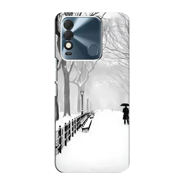 Чехол с рисунком «Снегом замело» для TECNO Spark 8 Чехол с рисунком «Снегом замело» для TECNO Spark 8