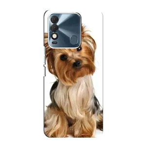 Чехол (ТПУ) Милые собачки для TECNO Spark 8 (Собака Терьер)