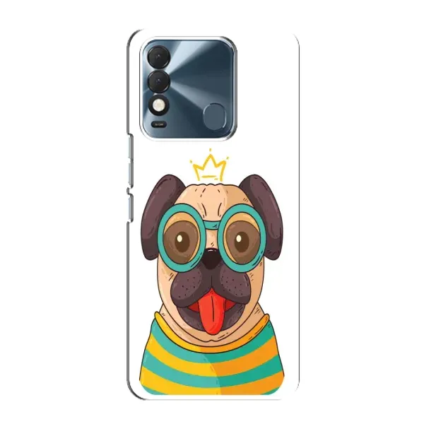 Чехол с рисунком «Собака Король» для TECNO Spark 8 Чехол с рисунком «Собака Король» для TECNO Spark 8