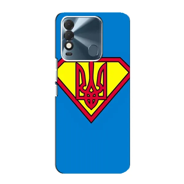 Чехол с рисунком «Super - Герб» для TECNO Spark 8 Чехол с рисунком «Super - Герб» для TECNO Spark 8