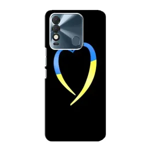 Силіконовий Чохол на TECNO Spark 8 (Я-Україна) (Українське серце)