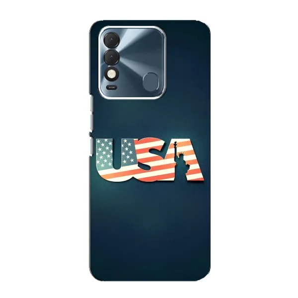 Чохол з малюнком «USA» для TECNO Spark 8 Чохол з малюнком «USA» для TECNO Spark 8
