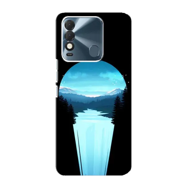 Чехол с рисунком «Синий Водопад» для TECNO Spark 8 Чехол с рисунком «Синий Водопад» для TECNO Spark 8