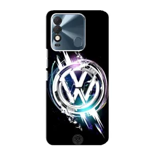 Чохол "Фольксваген" для TECNO Spark 8 (Volkswagen на чорному)
