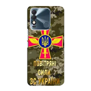 Чехлы на военную тематику для TECNO Spark 8 (ВС ЗСУ)
