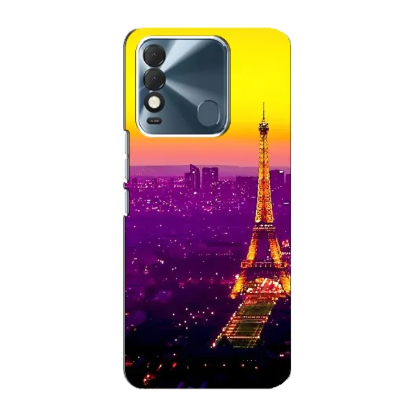 Чехол с рисунком «Яркая башня» для TECNO Spark 8 Чехол с рисунком «Яркая башня» для TECNO Spark 8