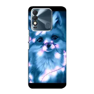 Чехол с Лисичкой для TECNO Spark 8 (Яркая Лиса)