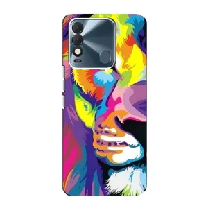 Чехол с картинкой на TECNO Spark 8 (Яркий Лев)