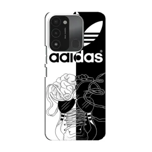 Чехол в стиле "Адидас" для Техно Спарк 8с (Adidas шнурки)