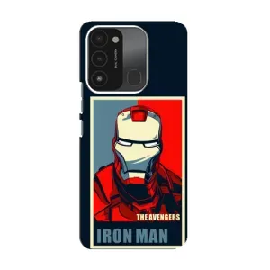 Чехол Супергерой Железный человек на TECNO Spark 8C (Art Iron man)
