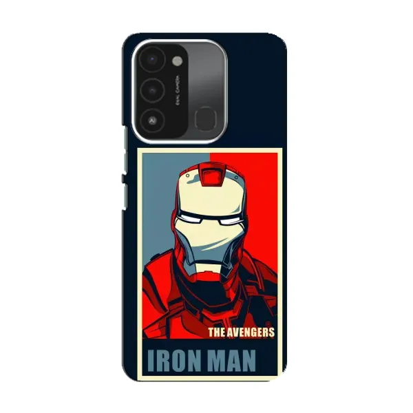 Чехол с рисунком «Art Iron man» для TECNO Spark 8C Чехол с рисунком «Art Iron man» для TECNO Spark 8C