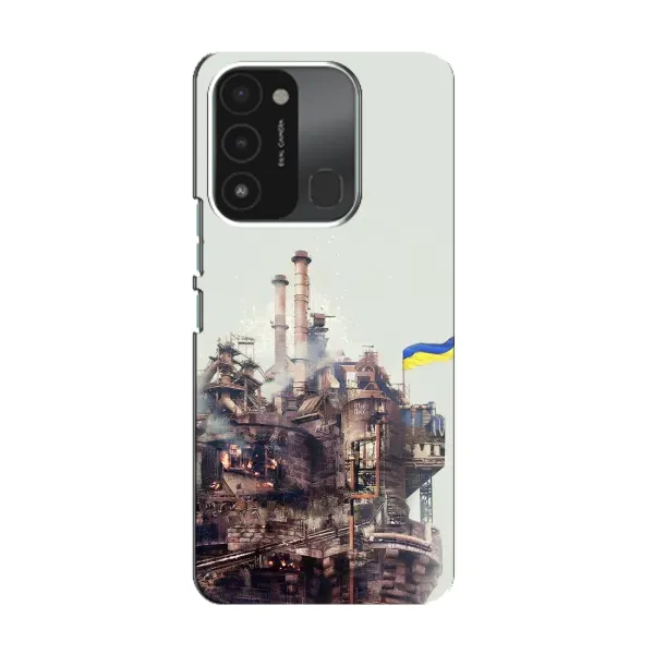 Чехол с рисунком «Азовсталь» для TECNO Spark 8C Чехол с рисунком «Азовсталь» для TECNO Spark 8C