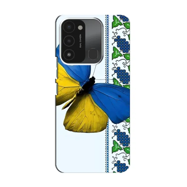 Чехол с рисунком «Бабочка» для TECNO Spark 8C