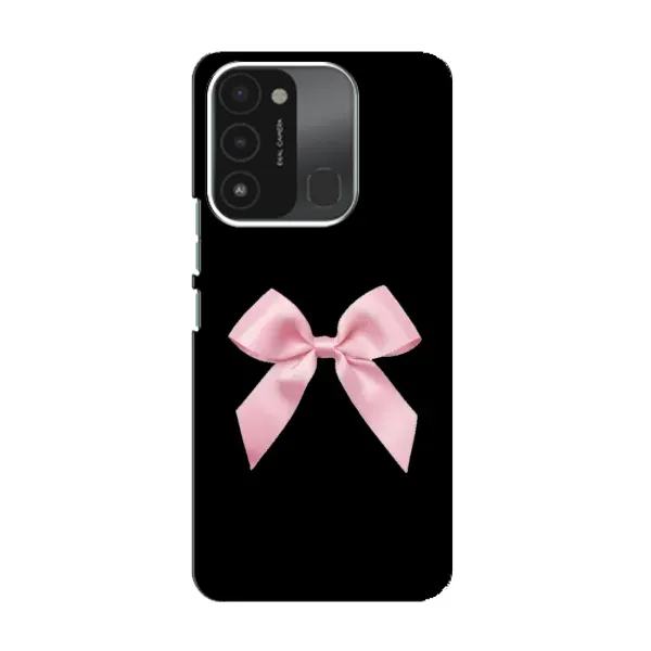 Чехол с рисунком «Бант на черном» для TECNO Spark 8C Чехол с рисунком «Бант на черном» для TECNO Spark 8C