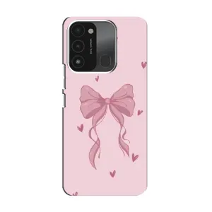 Чохол банти для TECNO Spark 8C (Бант на рожевому)