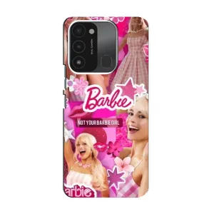 Силиконовый Чехол Барби Фильм на TECNO Spark 8C (Барби)