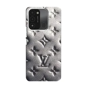 Текстурний Чохол Louis Vuitton для Техно Спарк 8с (Бежевий ЛВ)