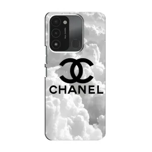 Чехол с Брендами одежды на Техно Спарк 8с (CHANEL)