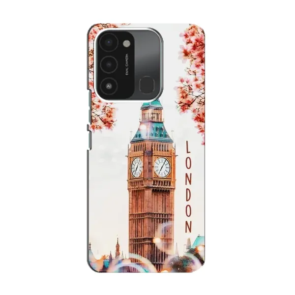 Чехол с рисунком «Часы Лондон» для TECNO Spark 8C Чехол с рисунком «Часы Лондон» для TECNO Spark 8C