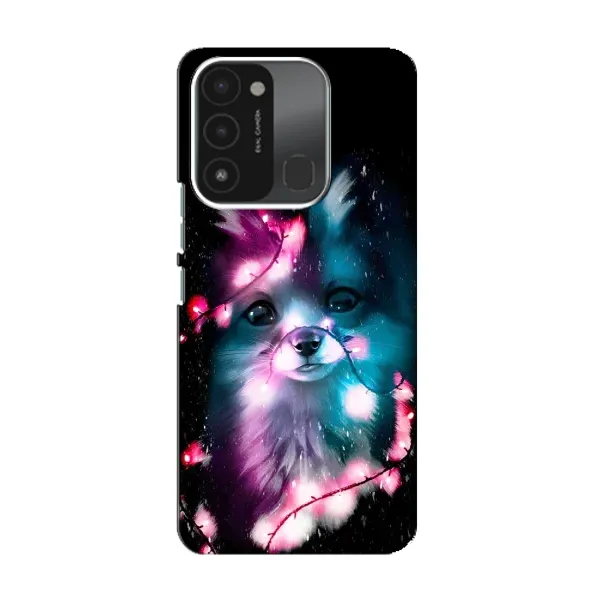 Чехол с рисунком «Черная Лиса» для TECNO Spark 8C Чехол с рисунком «Черная Лиса» для TECNO Spark 8C