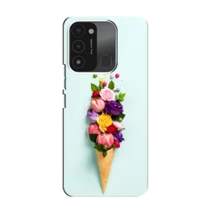 Чохли з тематикою "КВІТИ" на TECNO Spark 8C (Квітка-морозиво)