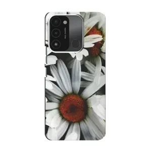Чехол с ромашками на TECNO Spark 8C