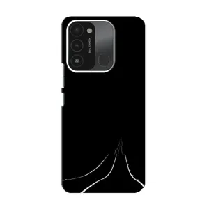 Чохол з картинками на чорному фоні для TECNO Spark 8C (Дорога)