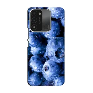 Чехол с изображением вкусной еды для TECNO Spark 8C (Голубика)