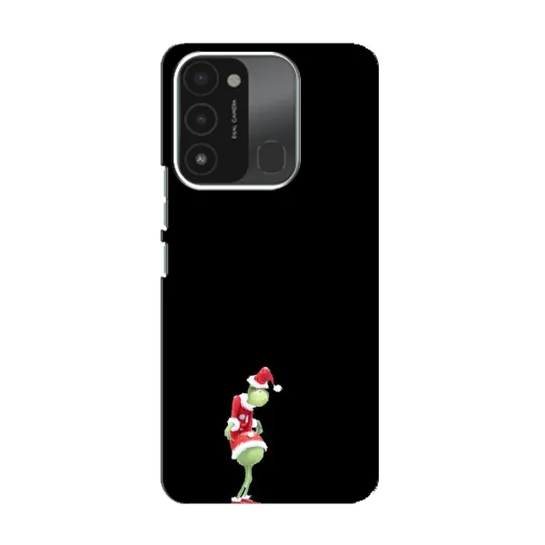 Чехол с рисунком «Гринч на чорном» для TECNO Spark 8C Чехол с рисунком «Гринч на чорном» для TECNO Spark 8C