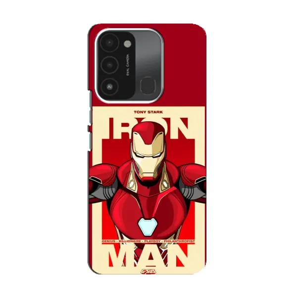 Чехол с рисунком «Iron man» для TECNO Spark 8C Чехол с рисунком «Iron man» для TECNO Spark 8C