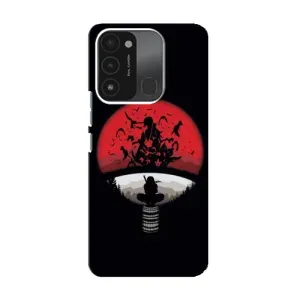 Чехлы с картинкой Итачи Учиха на TECNO Spark 8C (Итачи на черном)